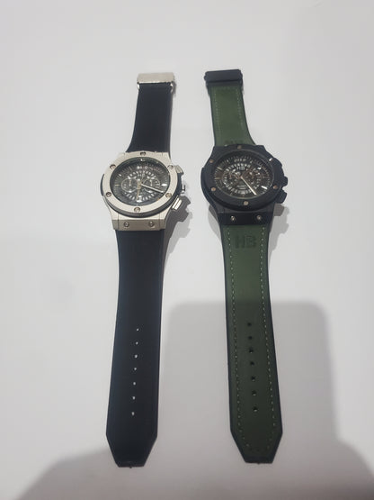HB Luxury Chronograph Style Men's Wrist Watch