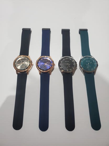 BESTONE Premium Casual Silicone Strap Quartz Watch
