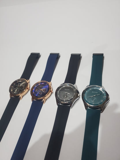 BESTONE Premium Casual Silicone Strap Quartz Watch