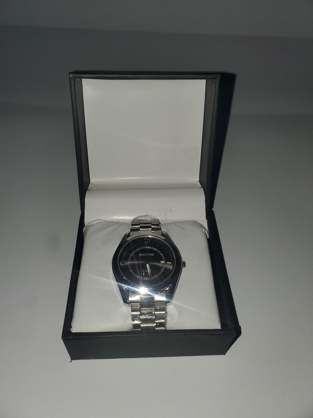 BESTONE Luxury Stainless Steel Men's Quartz Wrist Watch