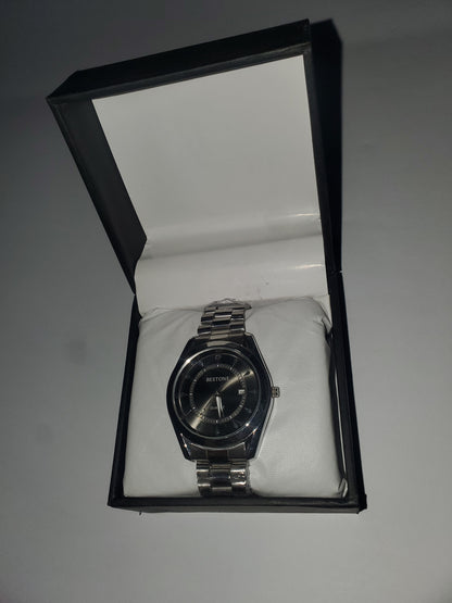 BESTONE Luxury Stainless Steel Men's Quartz Wrist Watch